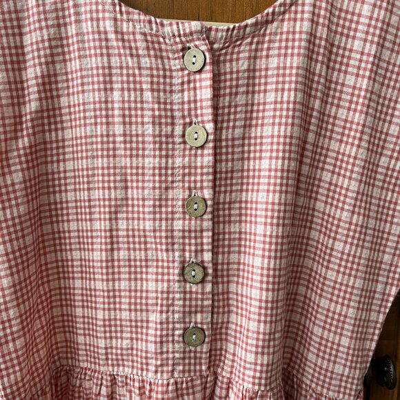 Little Cottonwood Golden Hour Lily Sleeveless Dress in Pink Plaid - Picture 4 of 9